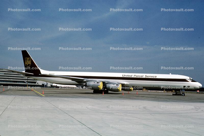 N866UP, UPS, United Parcel Service, Douglas DC-8-73CF, CFM56