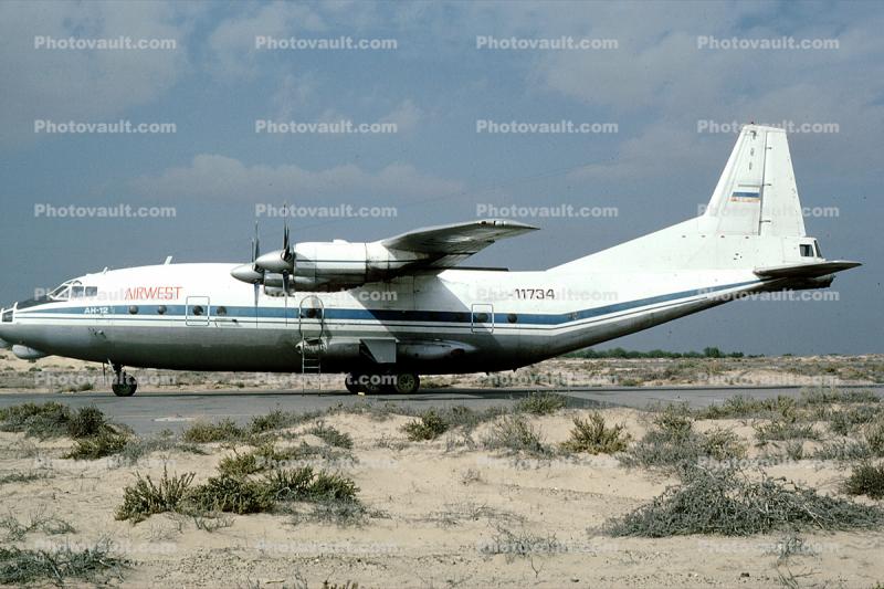 RA-11734, Airwest, Antonov An-12