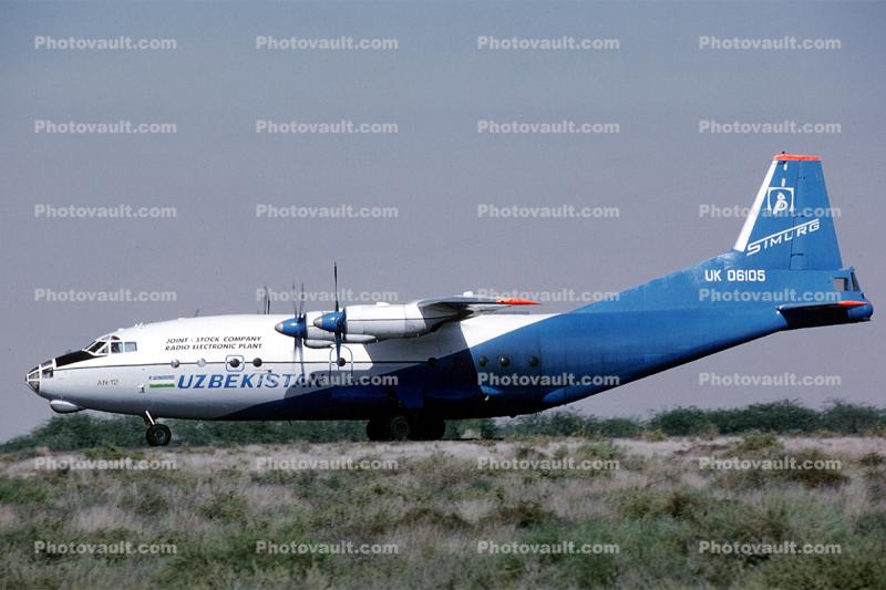 UK06105, Uzbekistan, Joint Stock Company - Radio Electronic Plant, Antonov An-12B