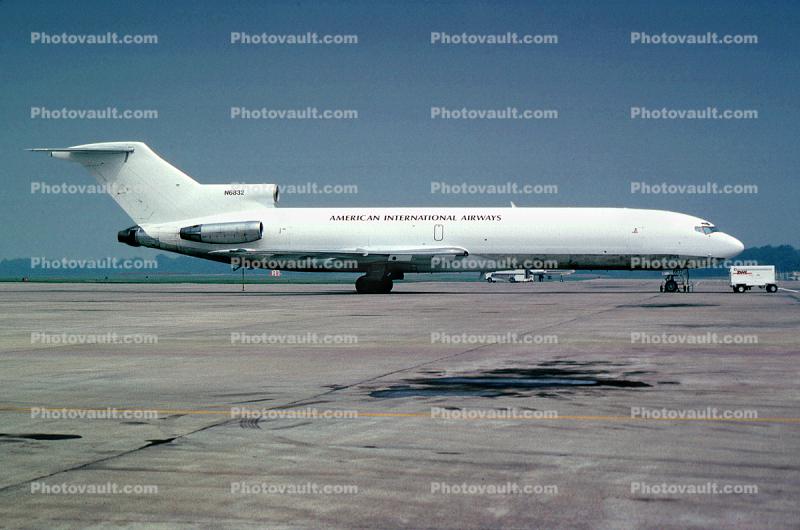 N6832, Boeing 727-223, American International Airways, JT8D-7B s3, JT8D, 727-200 series