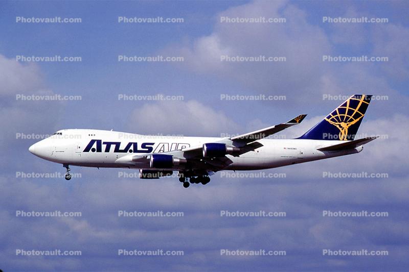 N492MC, Atlas Air, Boeing 747-47UF, 747-400 series, CF6, 747-400F