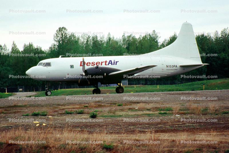 N153PA, Desert Air Transport, Convair VT-29B (240-27), Anchoarge, Alaska, CV-240 series