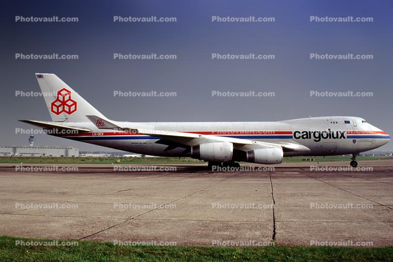 LX-DCV, Cargolux, Boeing 747-4B5F SCD, PW4056, PW4000, 747-400F