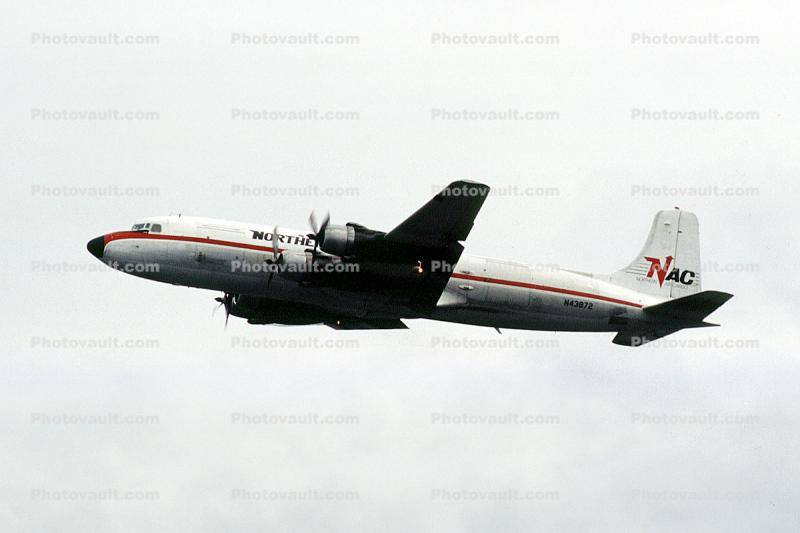 N43872, NAC, Northern Air Cargo, Douglas DC-6