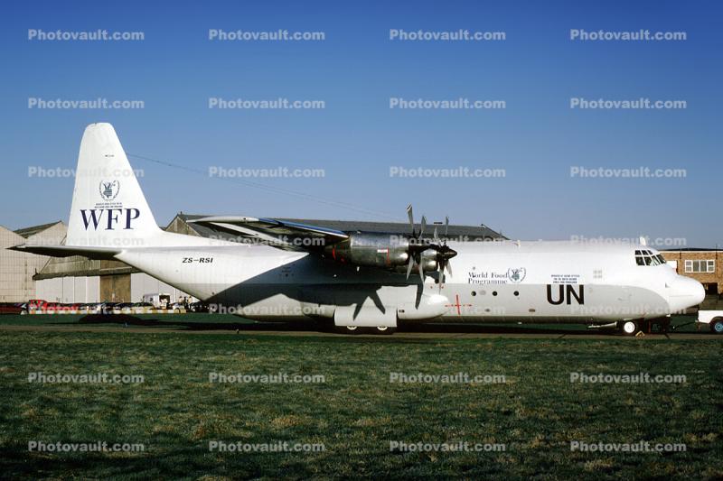 ZS-RSI, WFP, UN, United Nations, World Food Programme, WFP, Lockheed L-100-30 Hercules