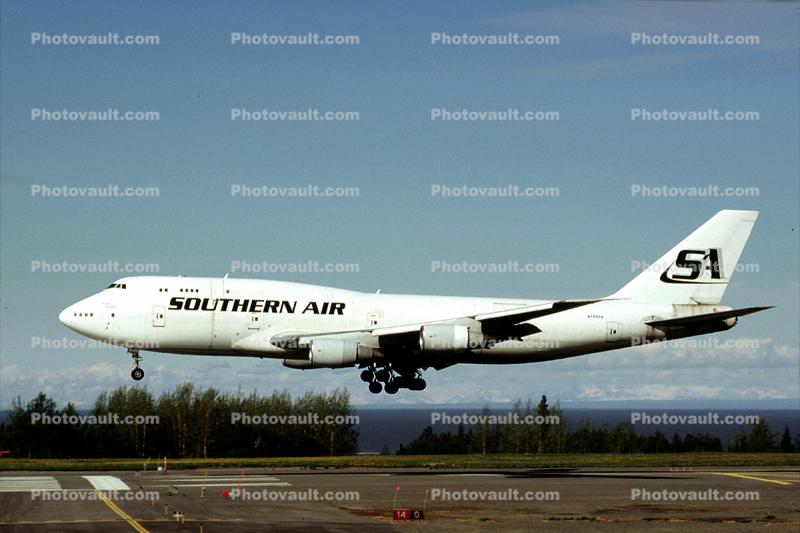 N746SA, Boeing 747-206B(SF), 747-200 series, CF6-50E2, CF6, Southern Air Transport SAT, 747-200F