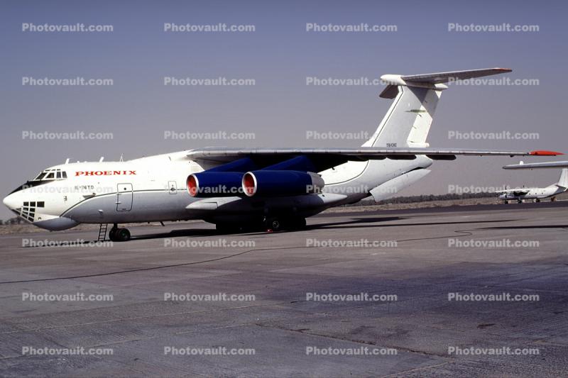 T9-CAC, Phoenix Airlines, Sharjah International Airport, SHJ, UAR, IL-76TD