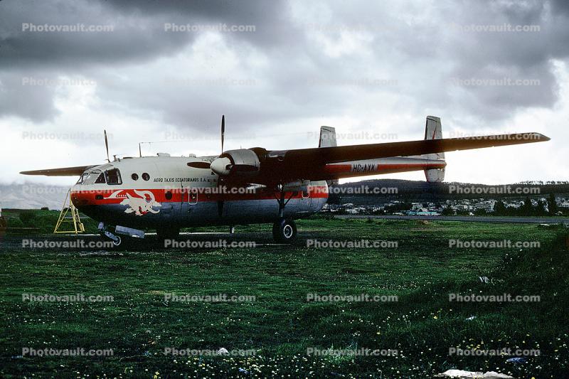 HC-AXK, Nord Noratlas, military transport aircraft, airplane, prop