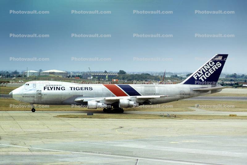 N816FT, Flying Tiger Line, Boeing 747-245F, JT9D, 747-200F