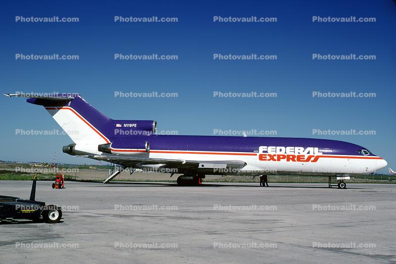 N119FE, Boeing 727-25C, JT8D, FedEx, JT8D-1, 727-200 series