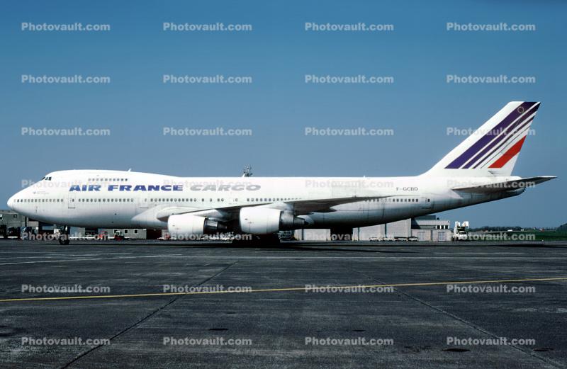 F-GCBD, Air France Cargo AFR, Boeing 747-228B(SF), 747-200 series, CF6-50E2, CF6, 747-200F