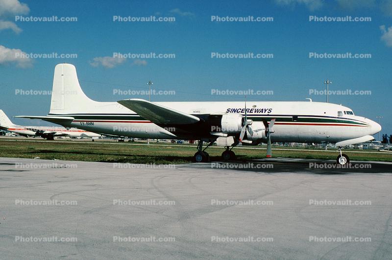 5Y-BMM, Douglas DC-6BF, Sincereways, Kenya, R-2800