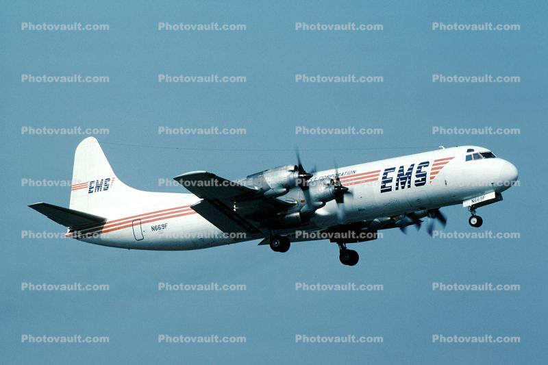 N669F, EMS, Lockheed L-188AF Electra
