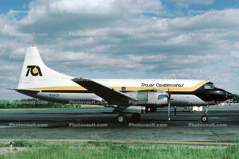N94CF, Convair CV-440-61 Metropolitan, Trans Continental Airlines COA, CV-440 series, 440, R-2800