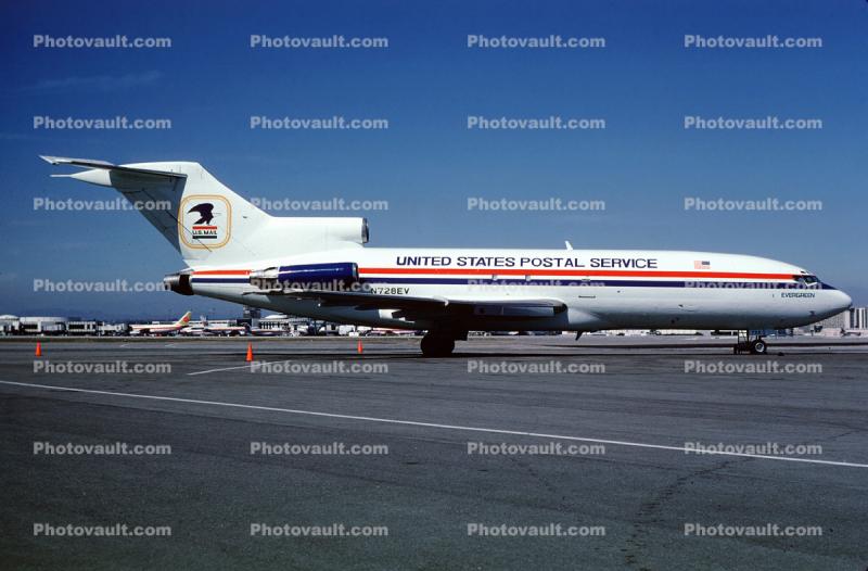 N728EV, Boeing 727-78F, United States Postal Service, USPS
