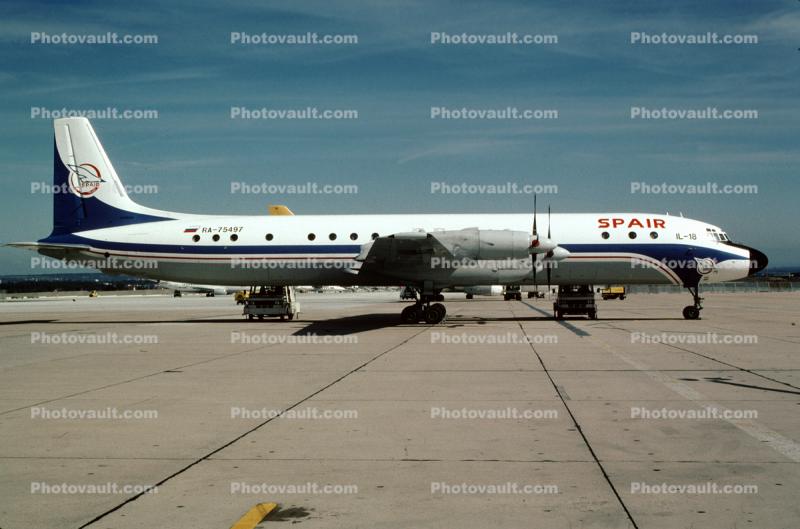 RA-75497, Ilyushin Il-18D, SPAIR Air Transport Corporation