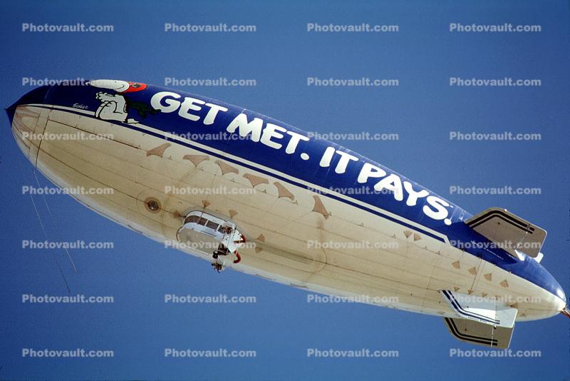 Met LIfe Blimp, Snoopy Two, A60+, 16 August 1998