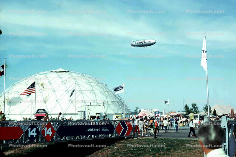     Good Year Blimp, Geodesic Dome, May 1972 