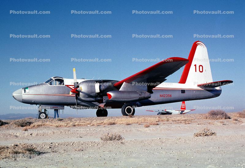 N4235N, SP-2H, Neptune Inc., 10, Former Navy ASW Aircraft, Firefighting Airtanker, Tanker-10, Neptune Aviation Services