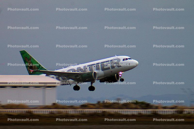 N803FR, Airbus A318-111, Frontier Airlines FFT, A318 series, CFM56-5B8/P, CFM56