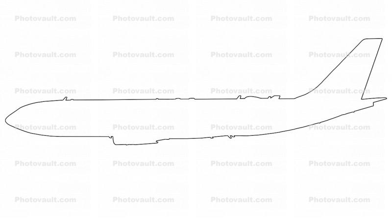 Airbus A330-202 outline, shape