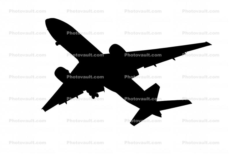 Boeing 777-222 silhouette