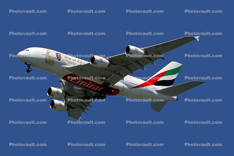 A6-EEU, Airbus A380-861, Emirates