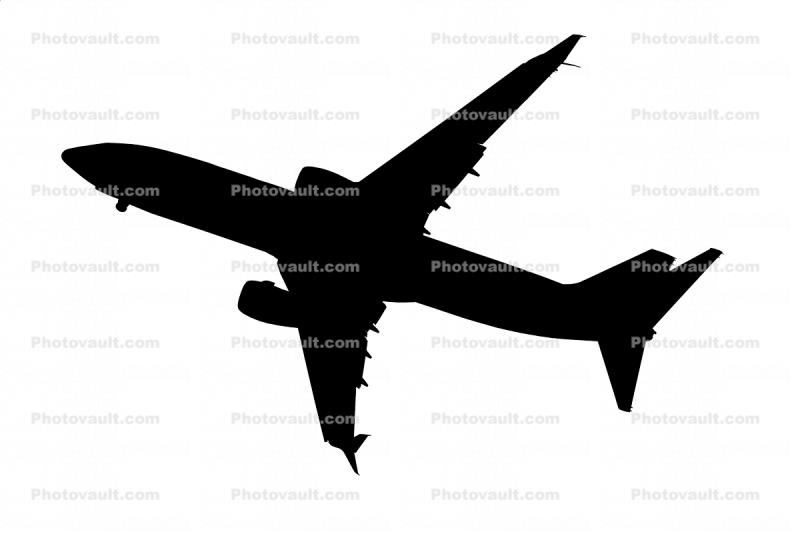 737-800 series silhouette,  Scimitar Winglets