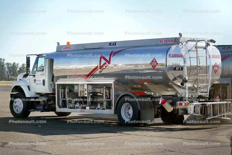 Avgas Tanker Truck, Gas, Kerosene