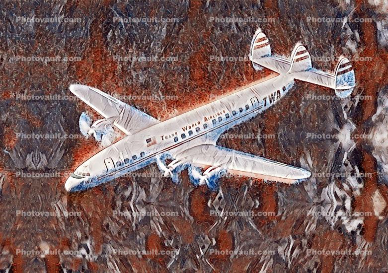 Arty Flight of the TWA Connie