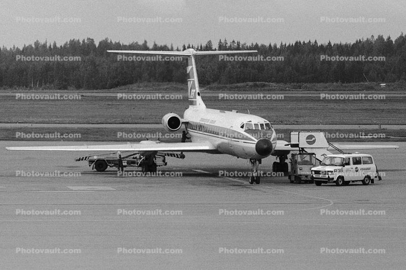 Helsinki Airport, OK-CFH, Tupolev Tu-134A, CSA Czechoslovak Airlines