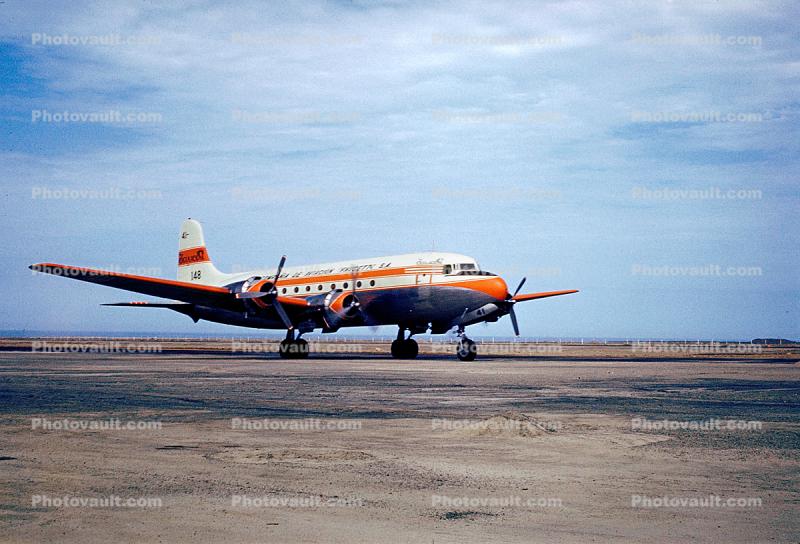 OB-PAP-148, Faucett Airlines, Douglas DC-4, 41-148, 1950s
