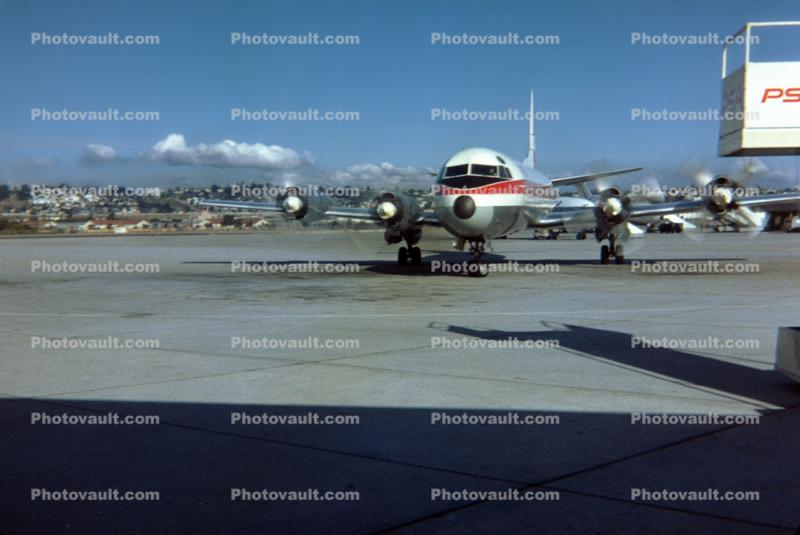 N171PS, PSA, Lockheed L-188-C, Cindy, San Diego, 1969, 1960s