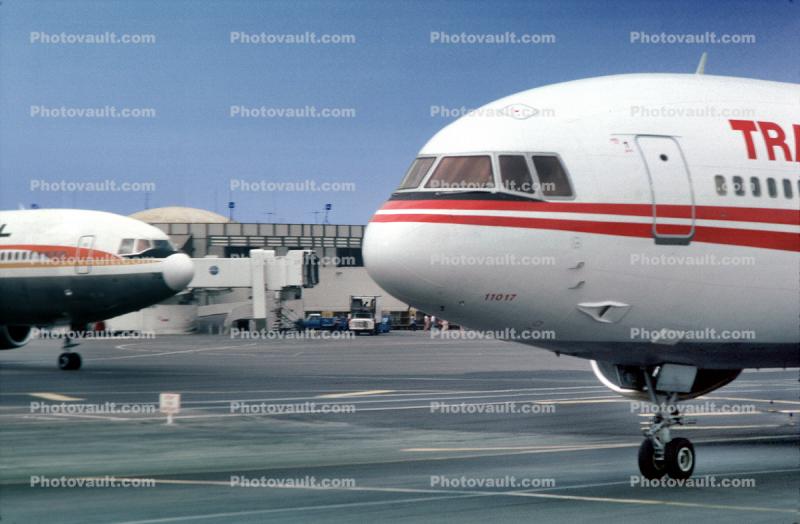 N15017, Trans World Airlines, TWA, Lockheed L-1011-1, National Airlines, August 2 1980, 1980s, RB211