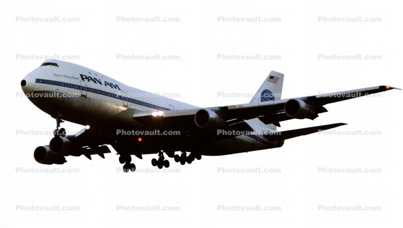 N734PA, Boeing 747-121, Pan American, Clipper Champion of the Seas, photo-object, object, cut-out, cutout