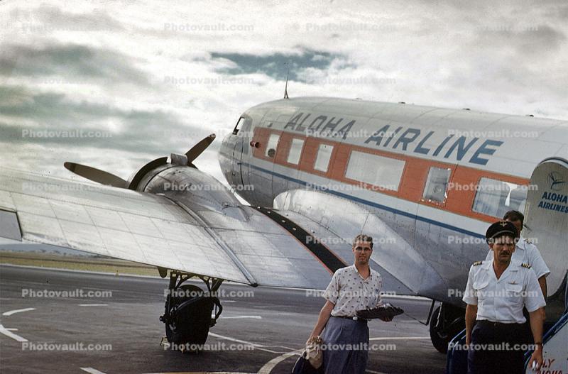 Aloha Airline, Douglas DC-3, 1959, 1950s