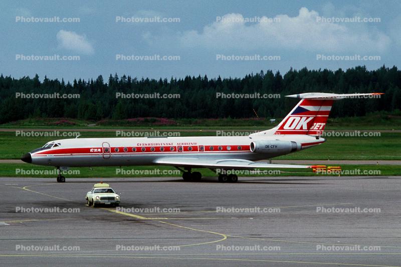 OK-CFH, Tupolev Tu-134A, CSA Czechoslovak Airlines 
