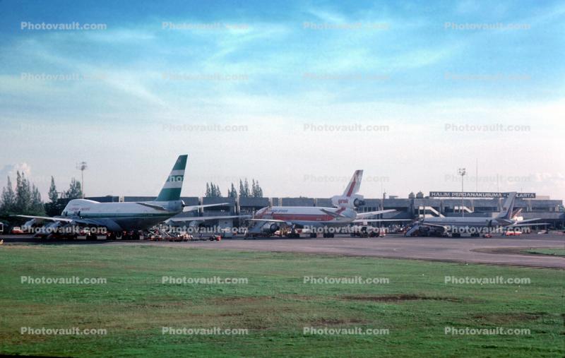 Soekarno-Hatta International Airport, Jakarta International Airport, (CGK), Indonesia, April 15 1982