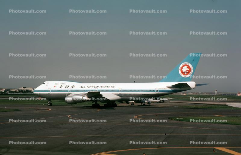 JA8148, Boeing 747-SR81, 747-200 series, All Nippon Airways, CF6, 16 April 1982