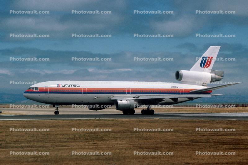 N1812U, Douglas DC-10-10, CF6-6D, CF6, United Airlines UAL, August 3 1982