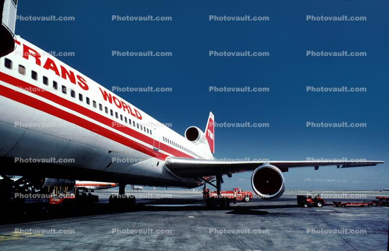 Lockheed L-1011-385-1 TriStar 1, Trans World Airlines TWA, September 26, 1982, 1980s