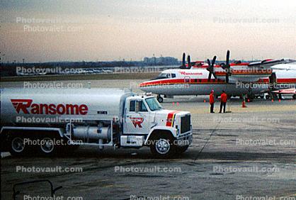 Ransome Fuel Truck, de Havilland Dash-7, Ground Equipment, Fueling, tanker