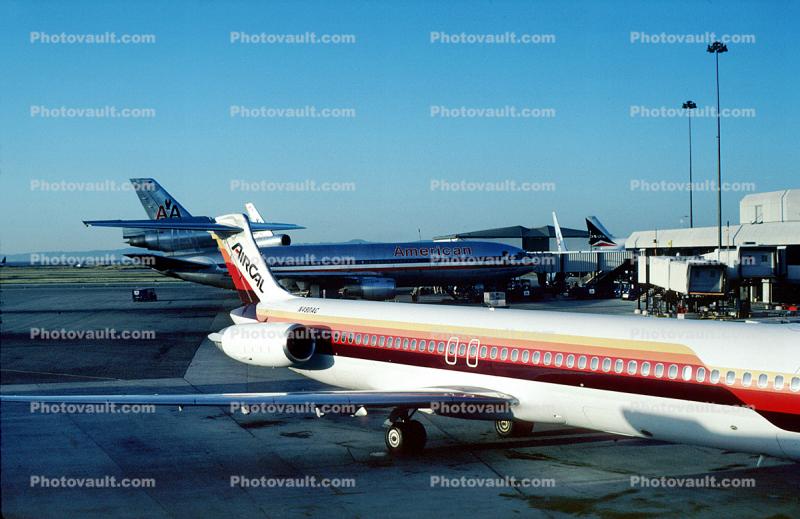 (DC-9-81), N480AC, McDonnell Douglas MD-82, Air California ACL, JT8D-217C, JT8D