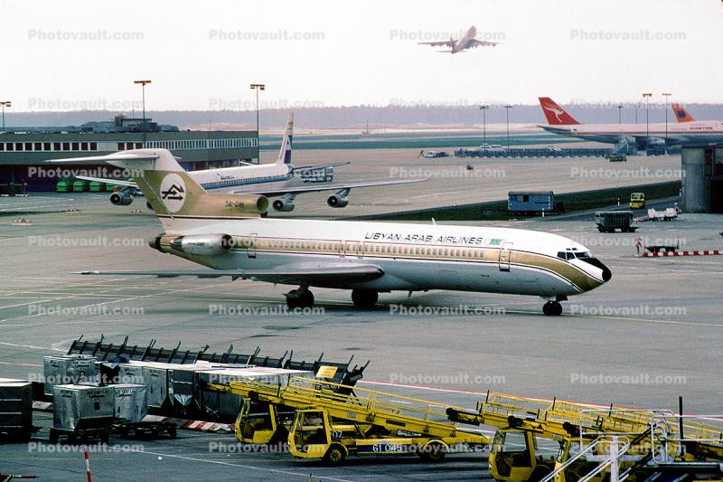 SA-DIH, Boeing 727-224, Libyan Arab Airlines, JT8D, 727-200 series
