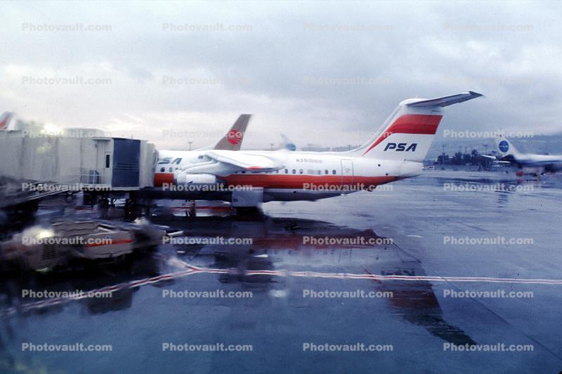 N359PS, PSA, Pacific Southwest Airlines, Bae 146-200