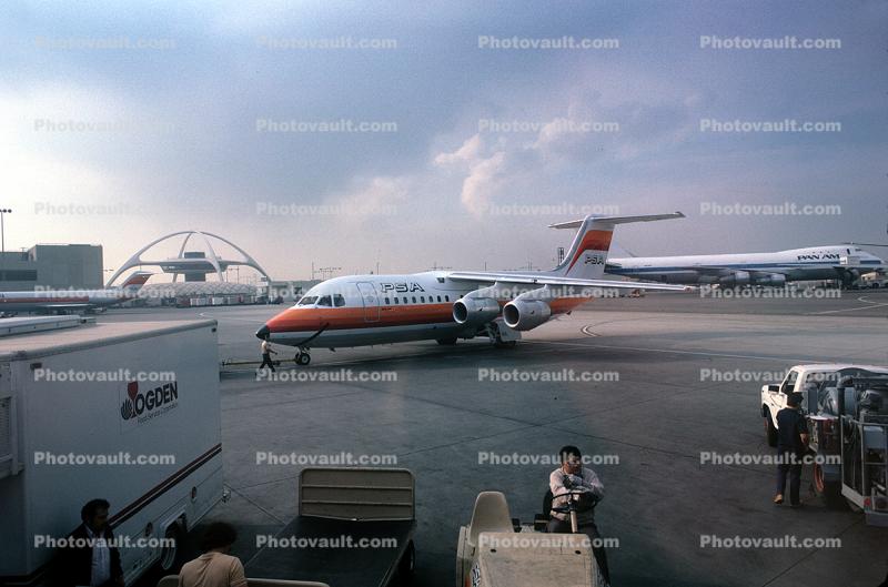N364PS, PSA, Pacific Southwest Airlines, Bae 146-200