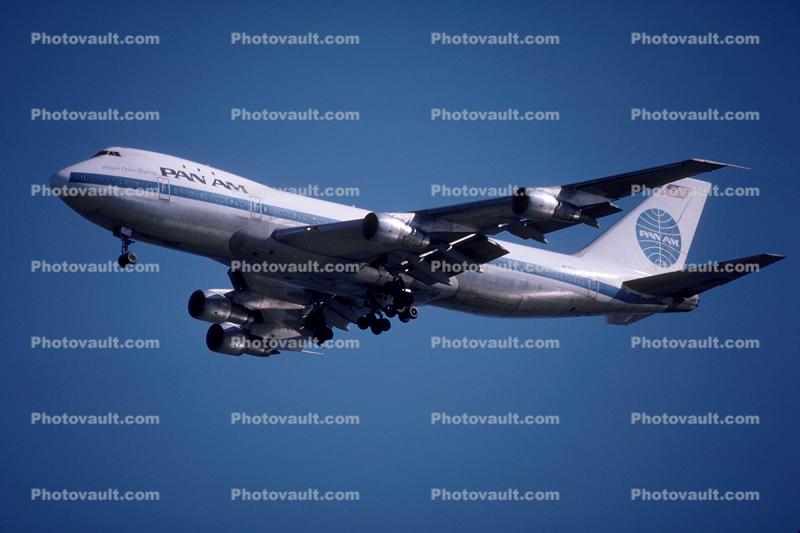 N731PA, Boeing 747-121, (SFO), Pan American Airways PAA, Boeing 747-100 series, JTD-7A, JTD