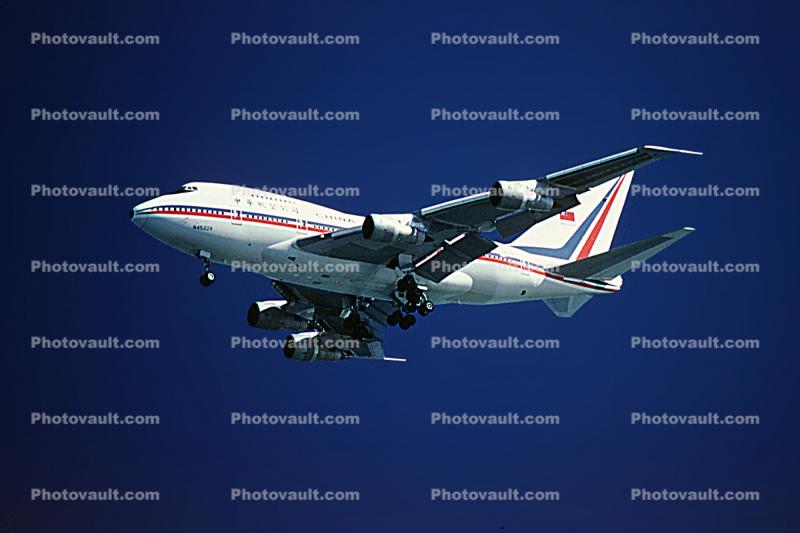 N4522V, Boeing 747-SP09, (SFO), China Airlines CAL, JT9D-7A, JT9D
