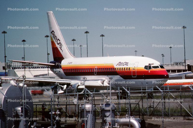 EI-BPR, Boeing 737-2S3, 737-200 series, San Francisco International Airport (SFO), Air California ACL, JT8D-17, JT8D