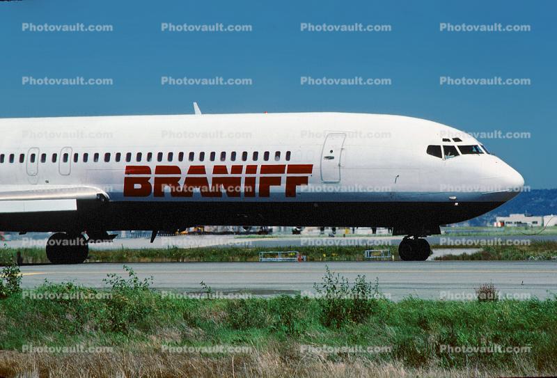 N456BN, Boeing 727-227, (SFO), Braniff International Airways, JT8D, 727-200 series